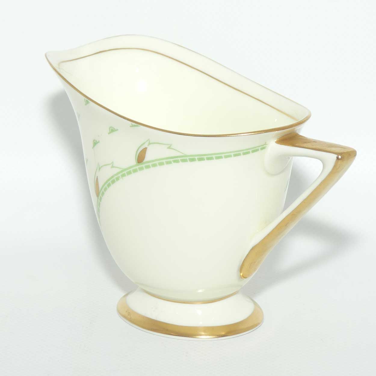 Royal Doulton Yvonne pattern milk jug and sugar bowl | Art Deco | V1653