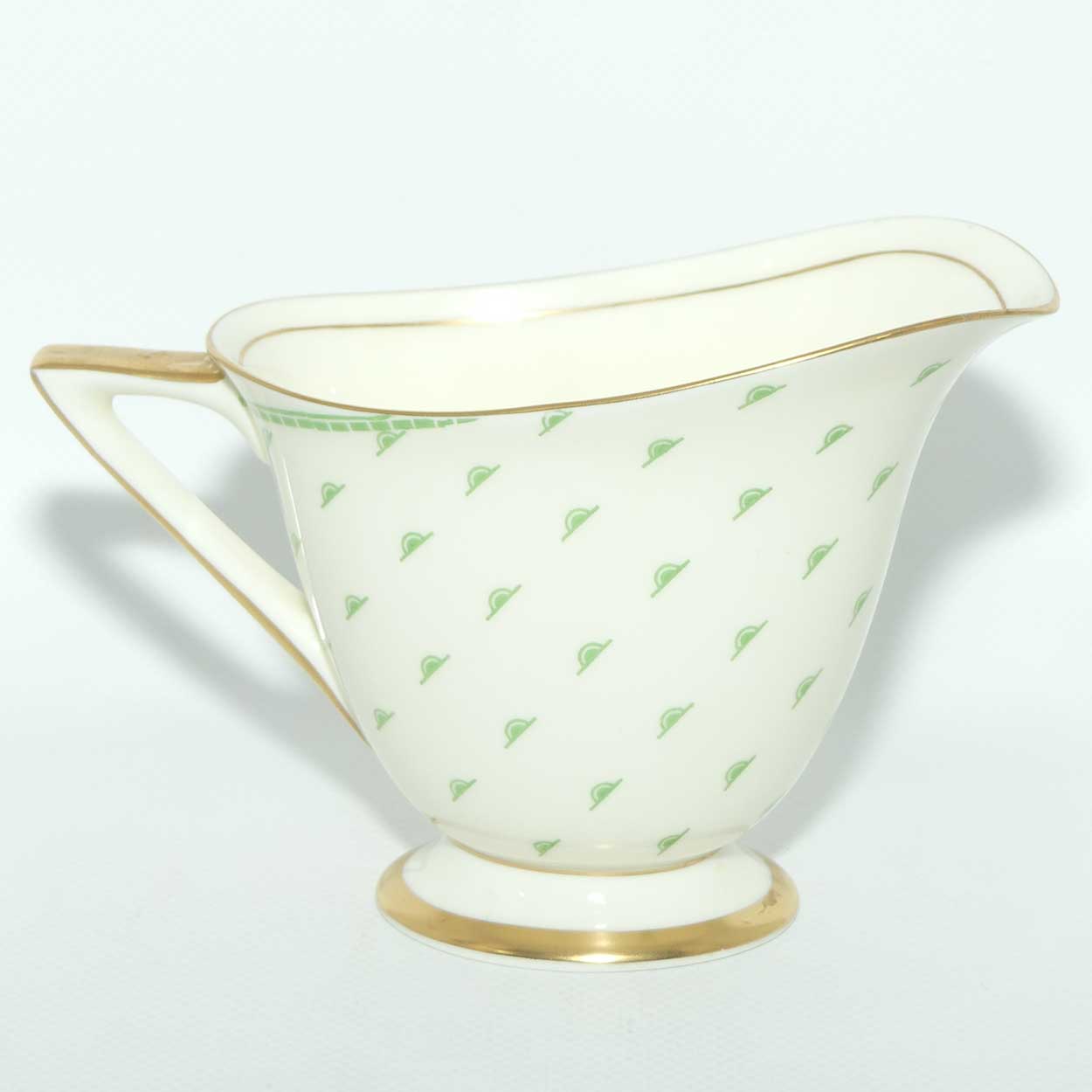 Royal Doulton Yvonne pattern milk jug and sugar bowl | Art Deco | V1653