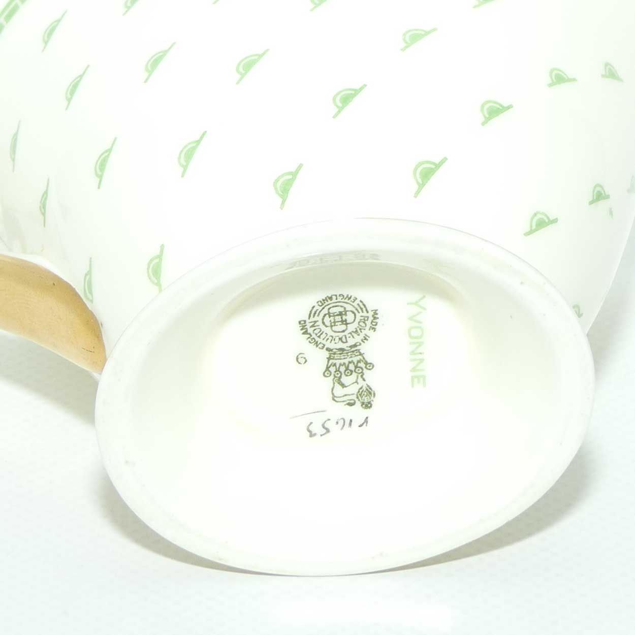 Royal Doulton Yvonne pattern milk jug and sugar bowl | Art Deco | V1653