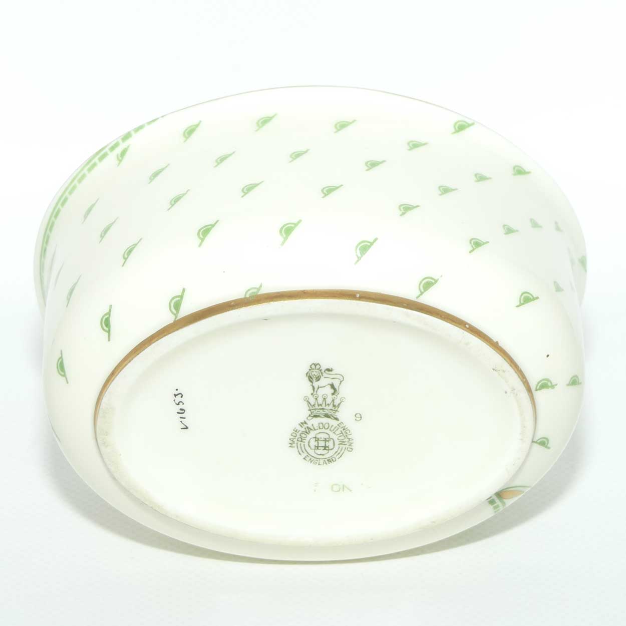 Royal Doulton Yvonne pattern milk jug and sugar bowl | Art Deco | V1653