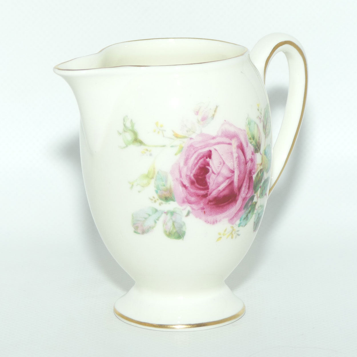 Royal Doulton June Roses milk and sugar | Both on Footed Base