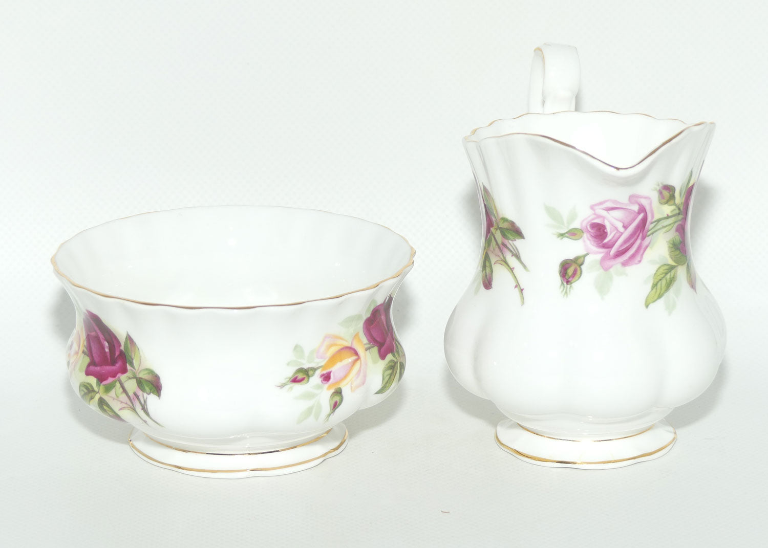 Royal Albert Bone China King's Ransom milk and sugar | Tea Size