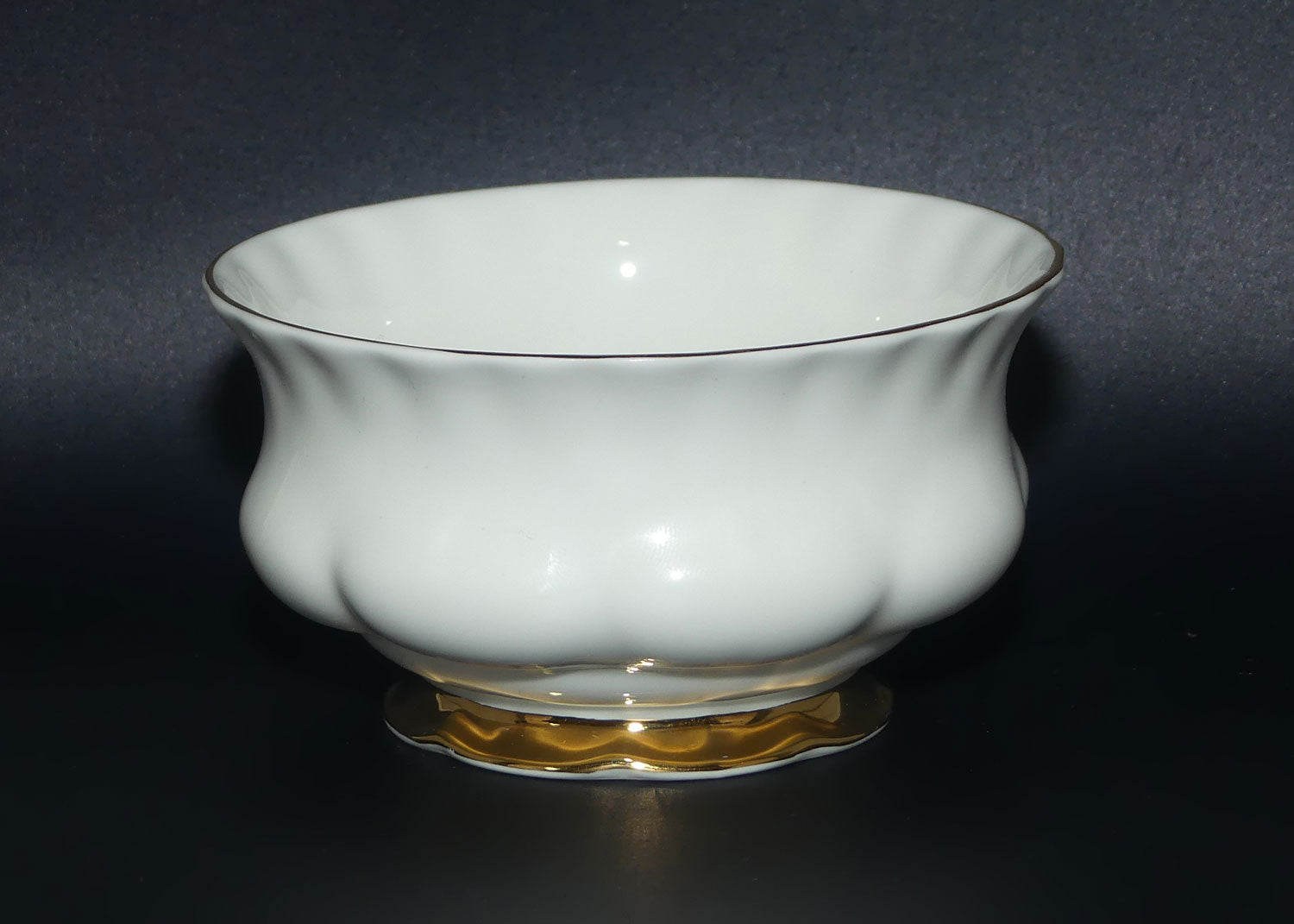 Royal Albert Bone China England Val D'or Milk and Sugar on Tray | Tea Size