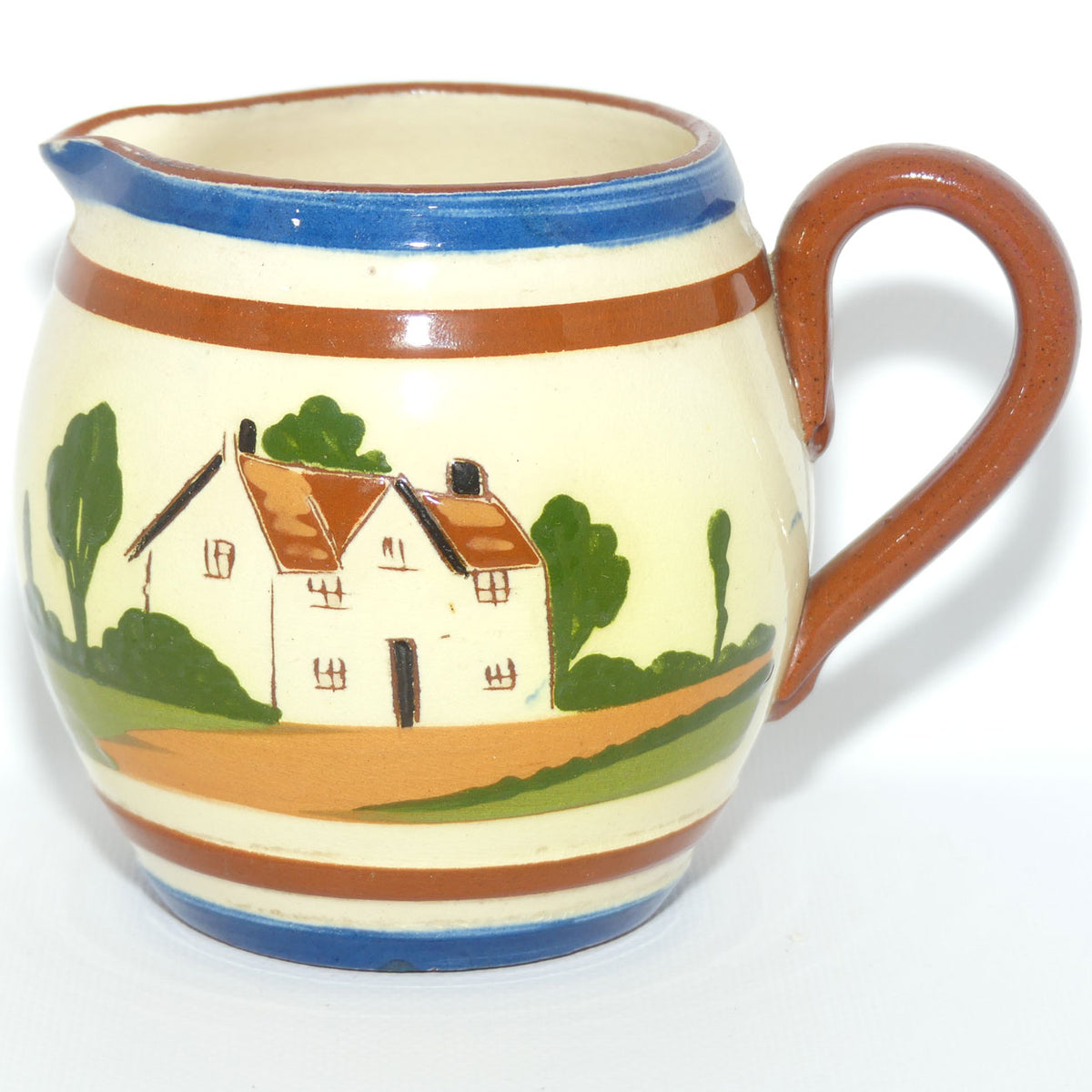 Torquay Ware | Motto Ware | Globe shape Milk Jug