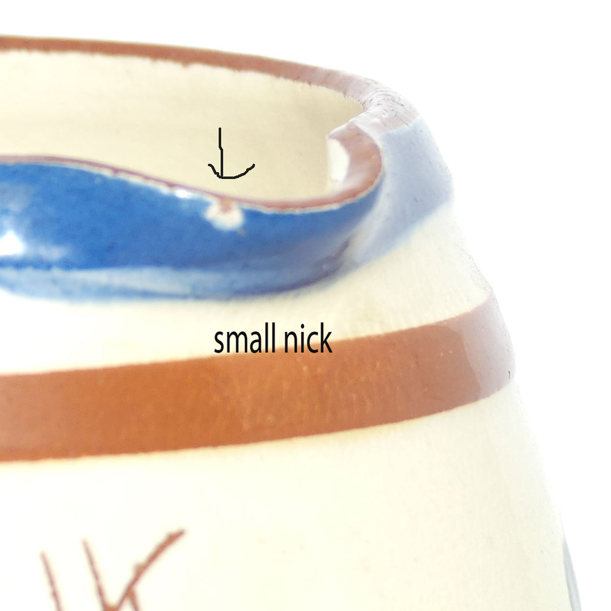 Torquay Ware | Motto Ware | Globe shape Milk Jug