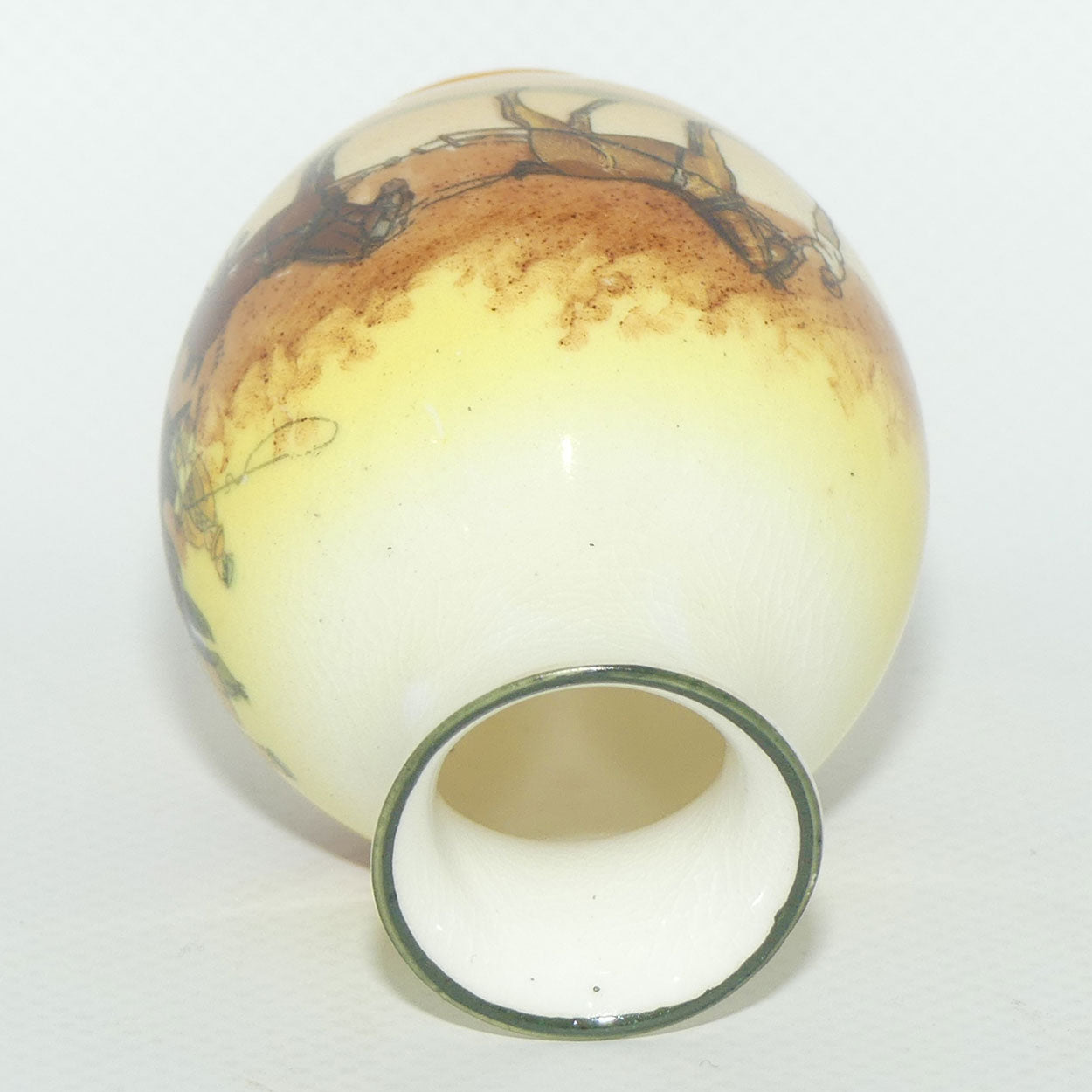 Royal Doulton Coaching Days miniature ovoid vase | 2 scenes | E3804