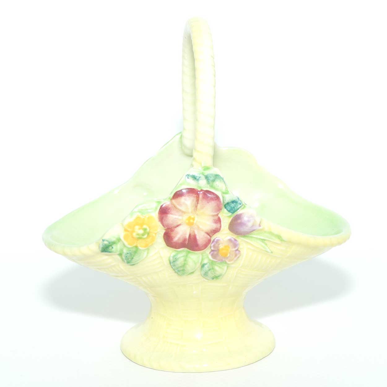 Carlton Ware miniature floral embossed basket