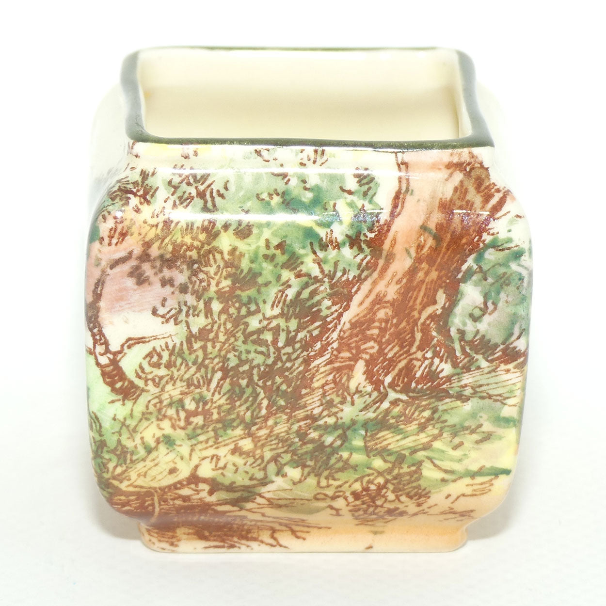 Royal Doulton Rustic England miniature box vase D5694