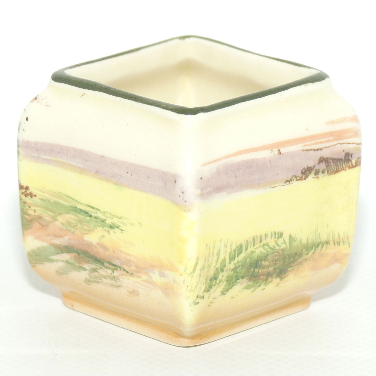 Royal Doulton Rustic England miniature box vase D5694