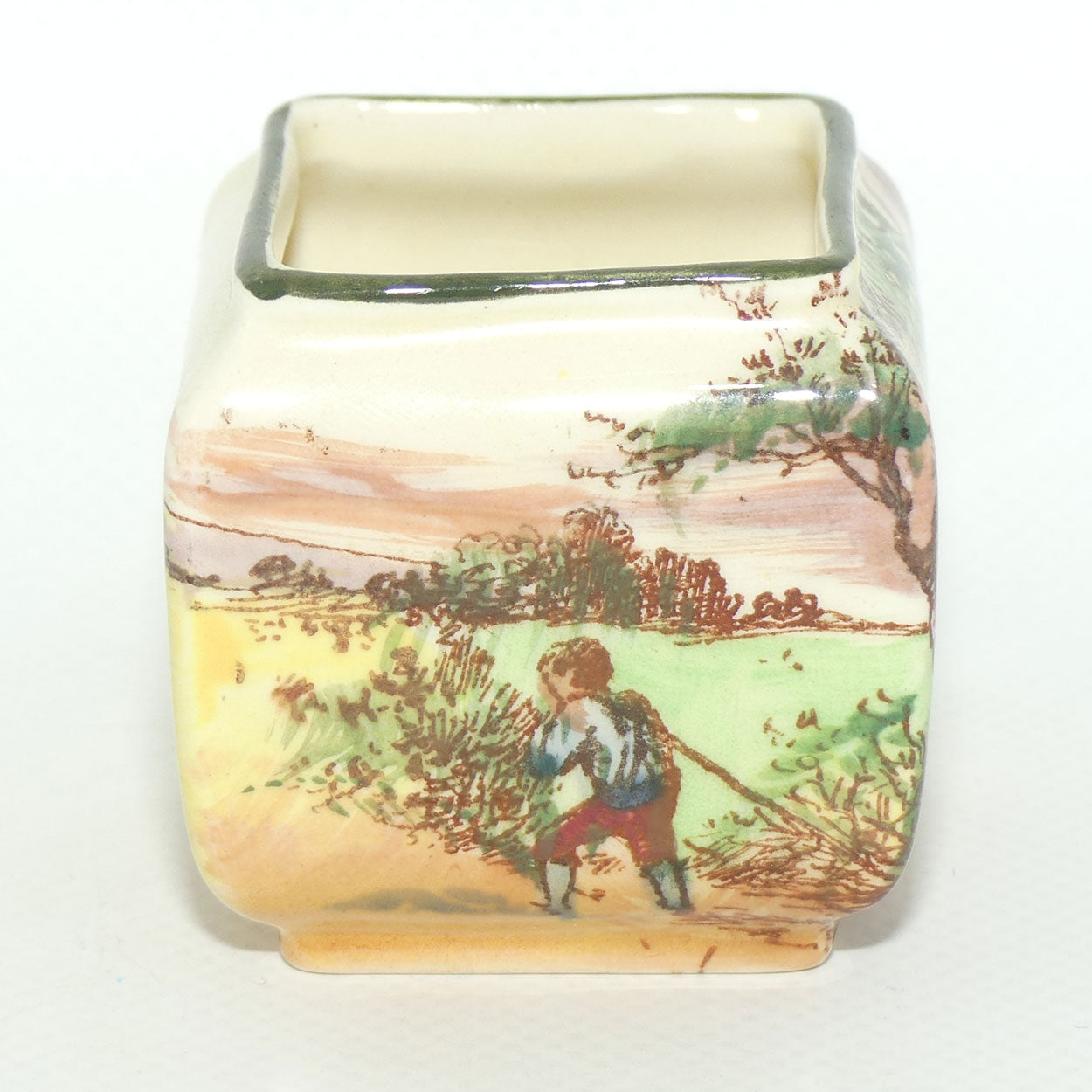 Royal Doulton Rustic England miniature box vase D5694