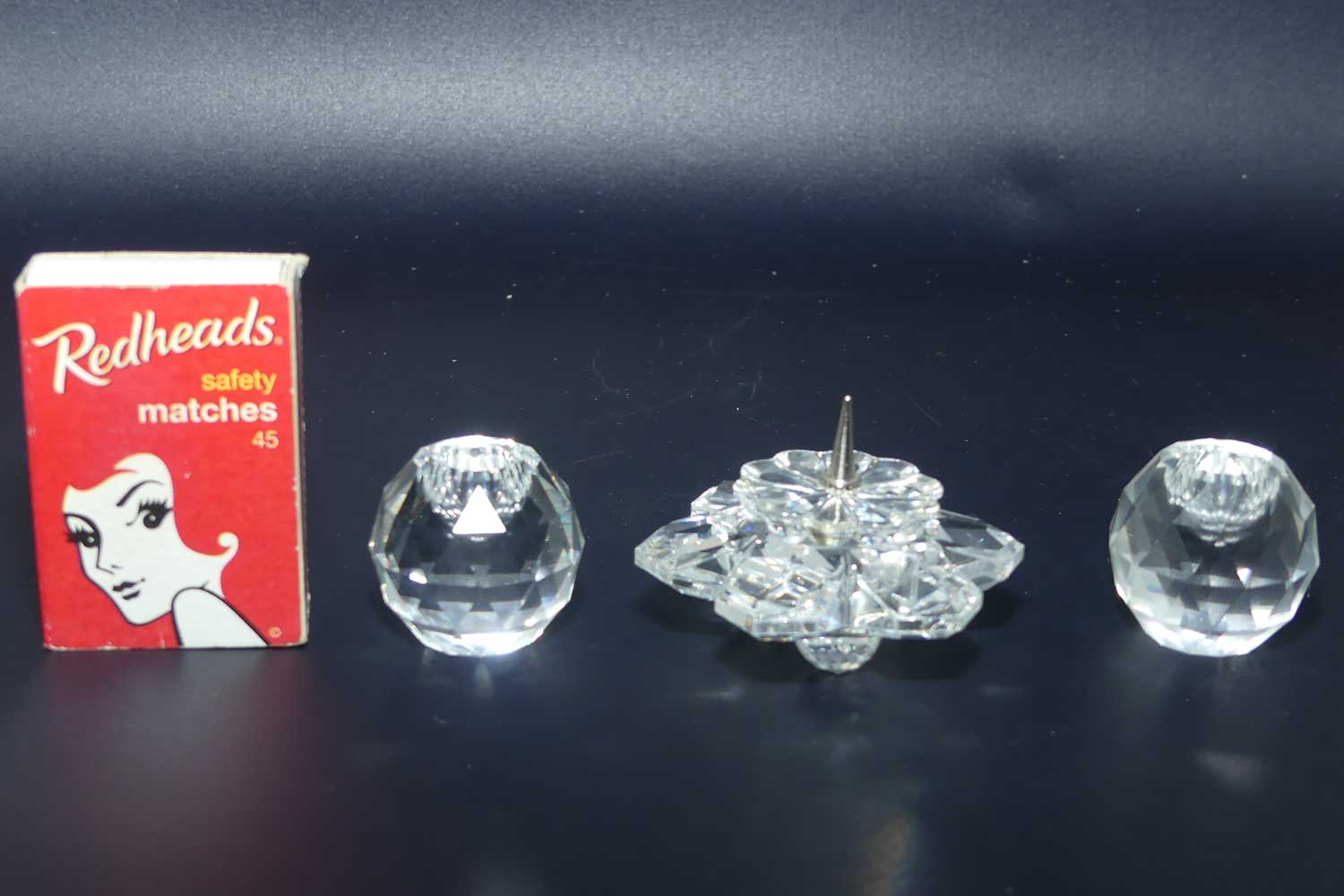 Swarovski Crystal | collection of small Candle Holders | no box