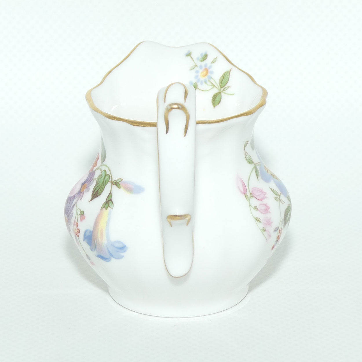 Royal Crown Derby Derby Posies milk jug and sugar bowl | mini size