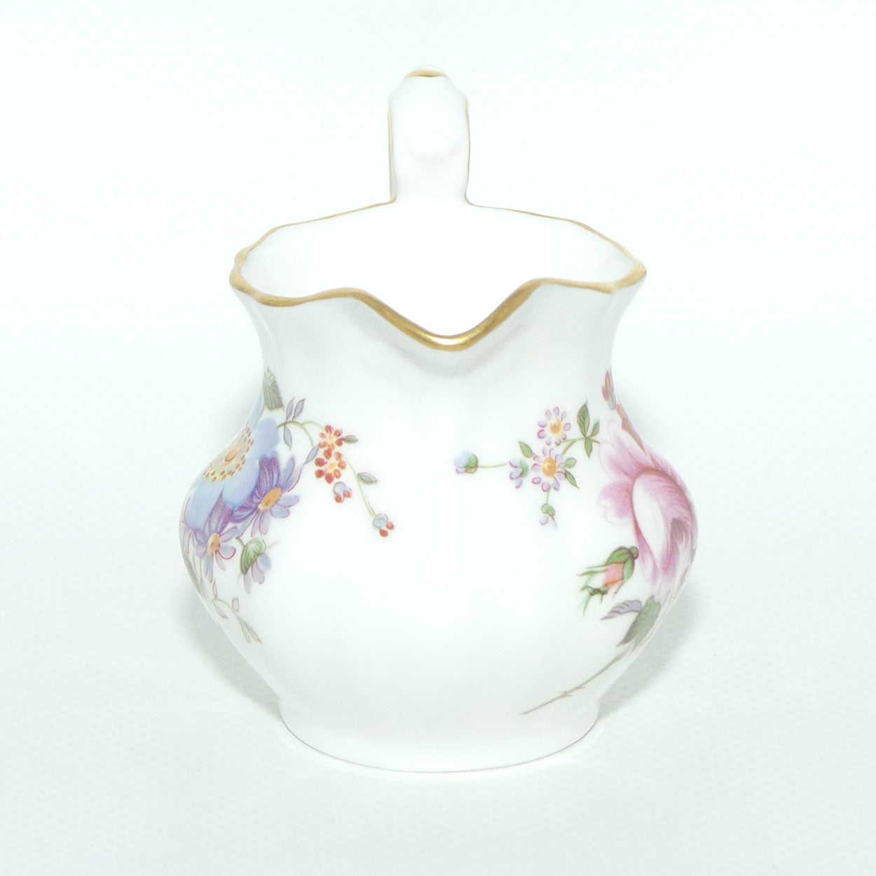 Royal Crown Derby Derby Posies milk jug and sugar bowl | mini size