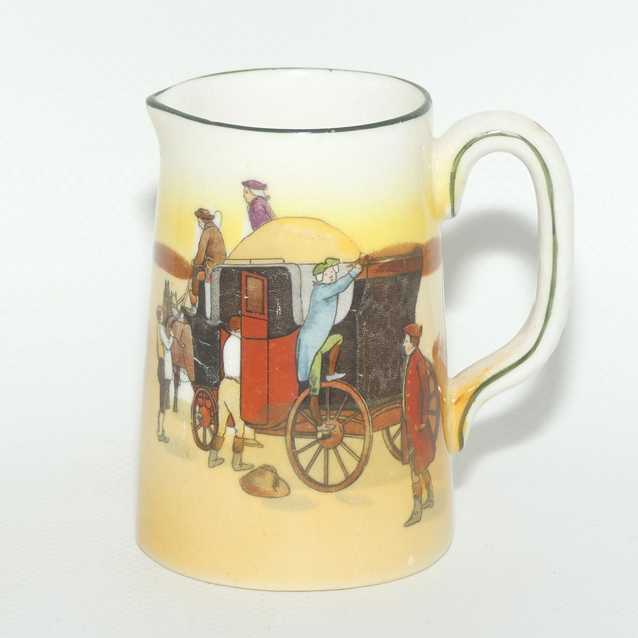 Royal Doulton Coaching Days Rope twist handle milk jug | Miniature