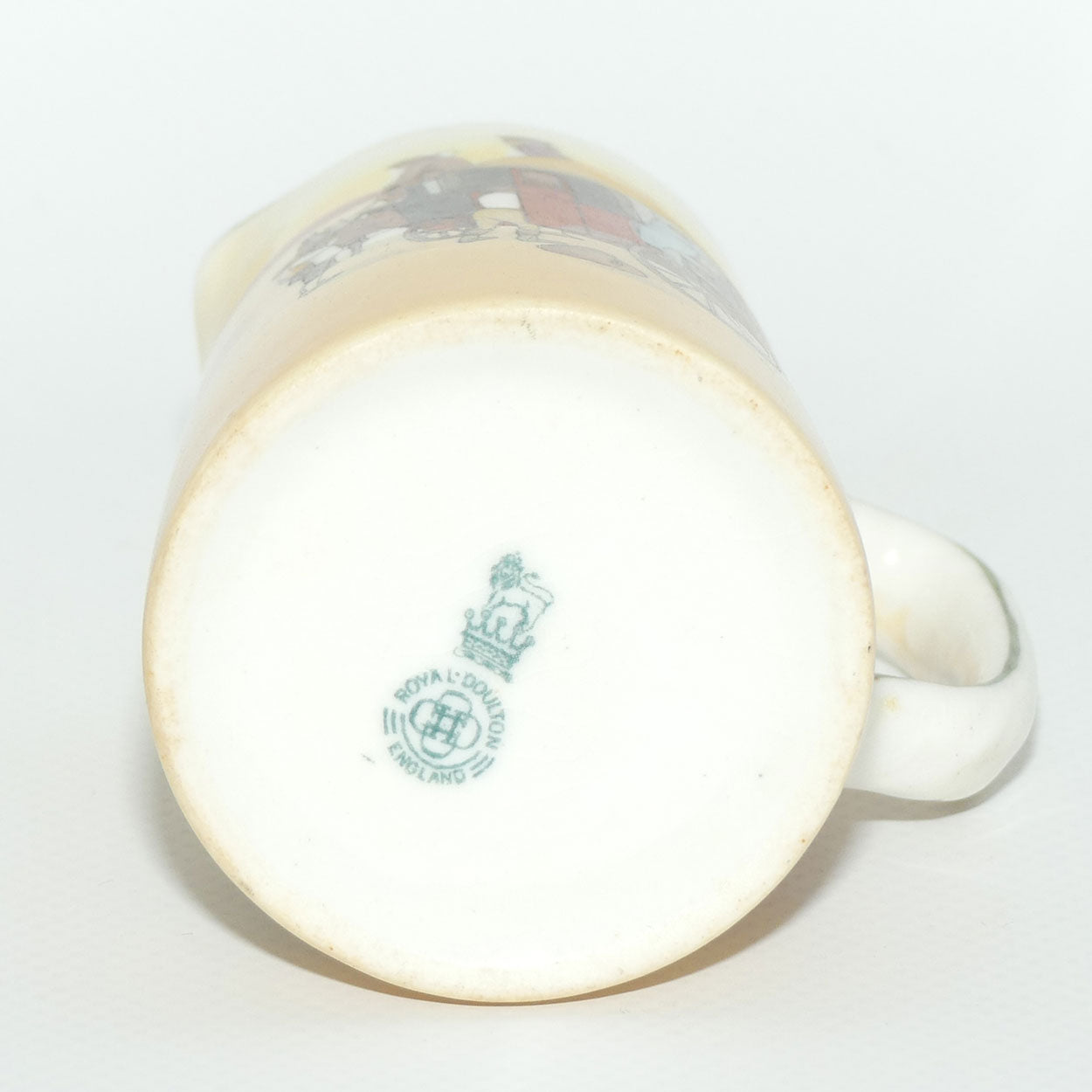 Royal Doulton Coaching Days Rope twist handle milk jug | Miniature