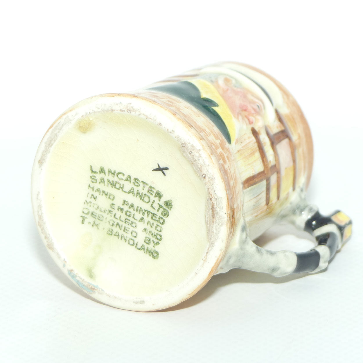 Lancaster and Sandland mug | Dickens low relief | Weller and Sairey Gamp | mini size
