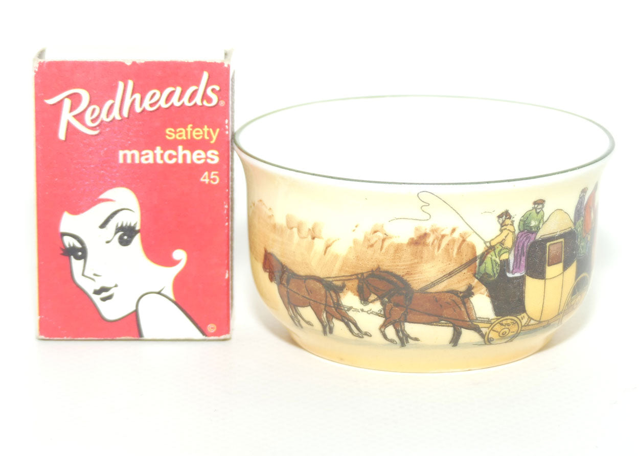 Royal Doulton Coaching Days miniature sugar bowl