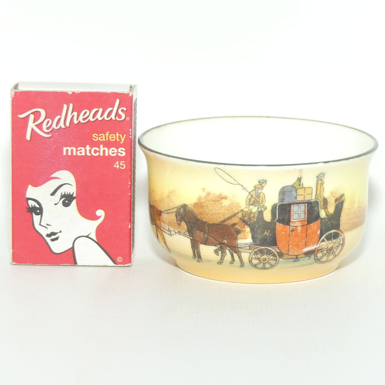 Royal Doulton Coaching Days miniature sugar bowl E3804