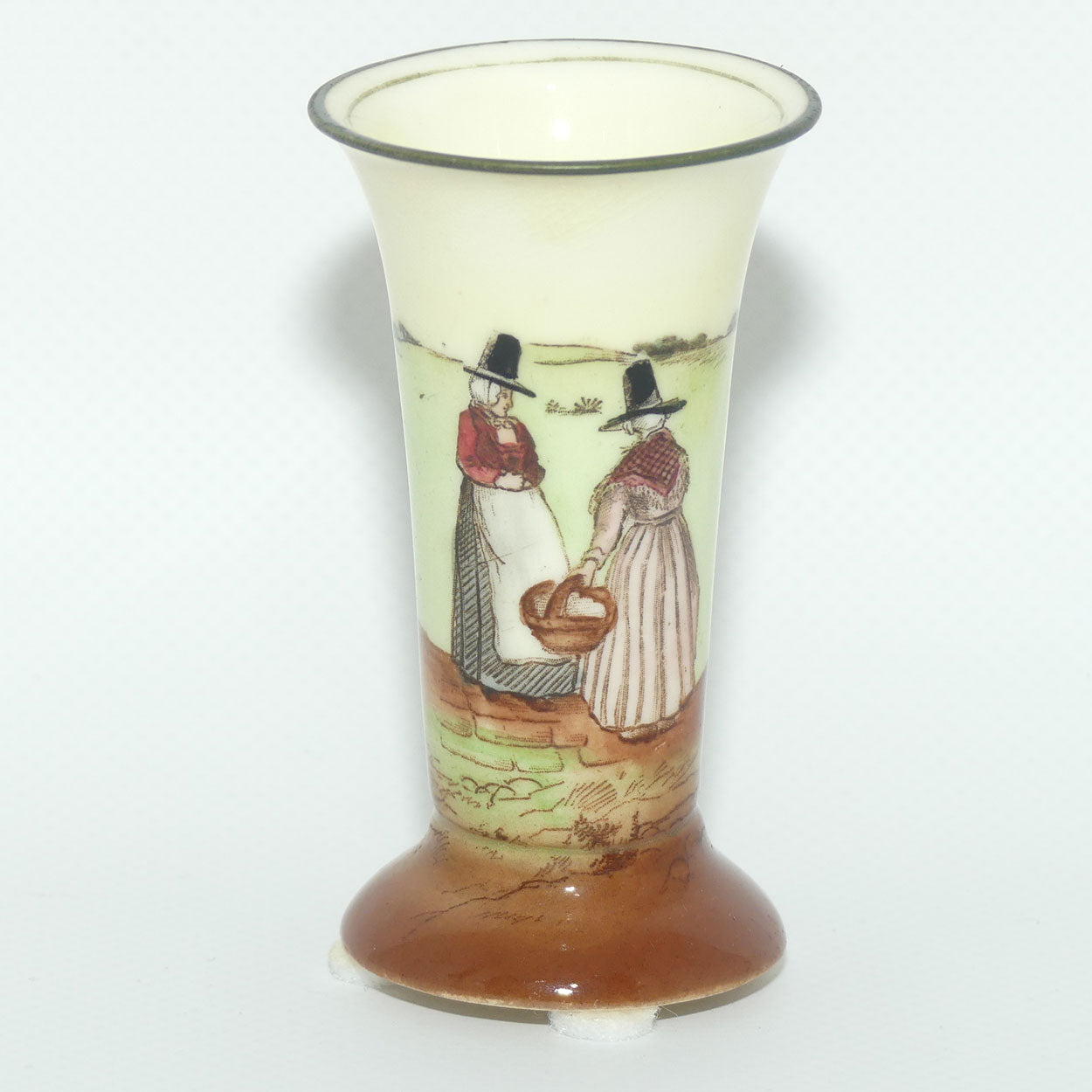 Royal Doulton Welsh miniature trumpet vase | E3794
