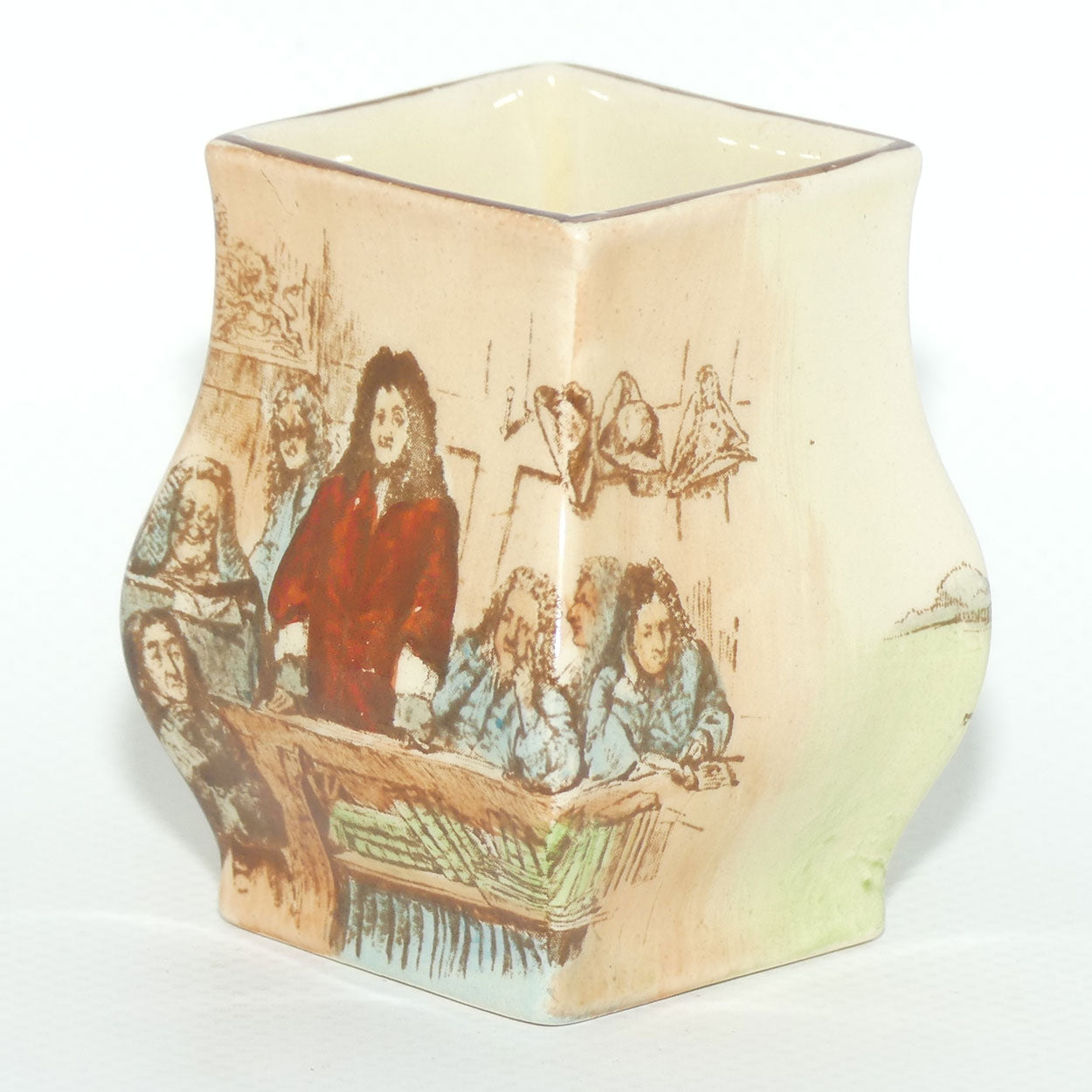 Royal Doulton Sir Roger De Coverley miniature vase D5814