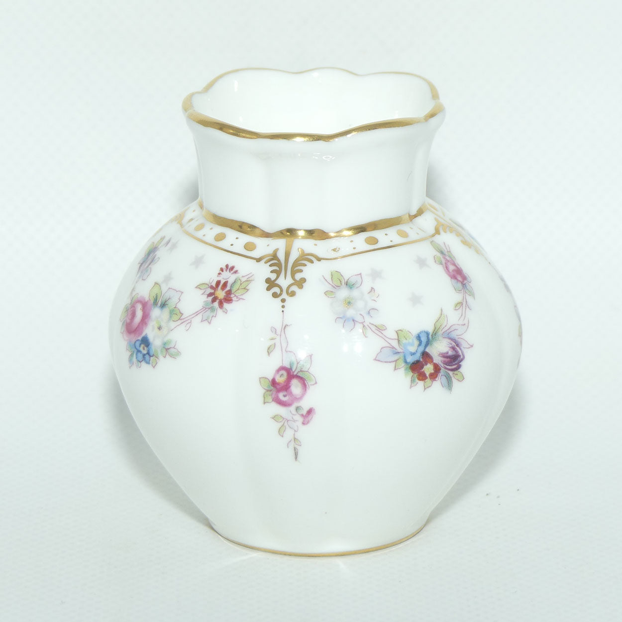 Royal Crown Derby Royal Antoinette vase | 8cm tall