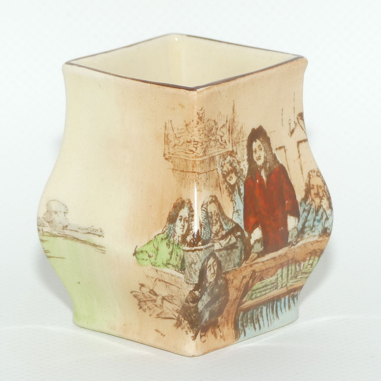 Royal Doulton Sir Roger De Coverley miniature vase D5814