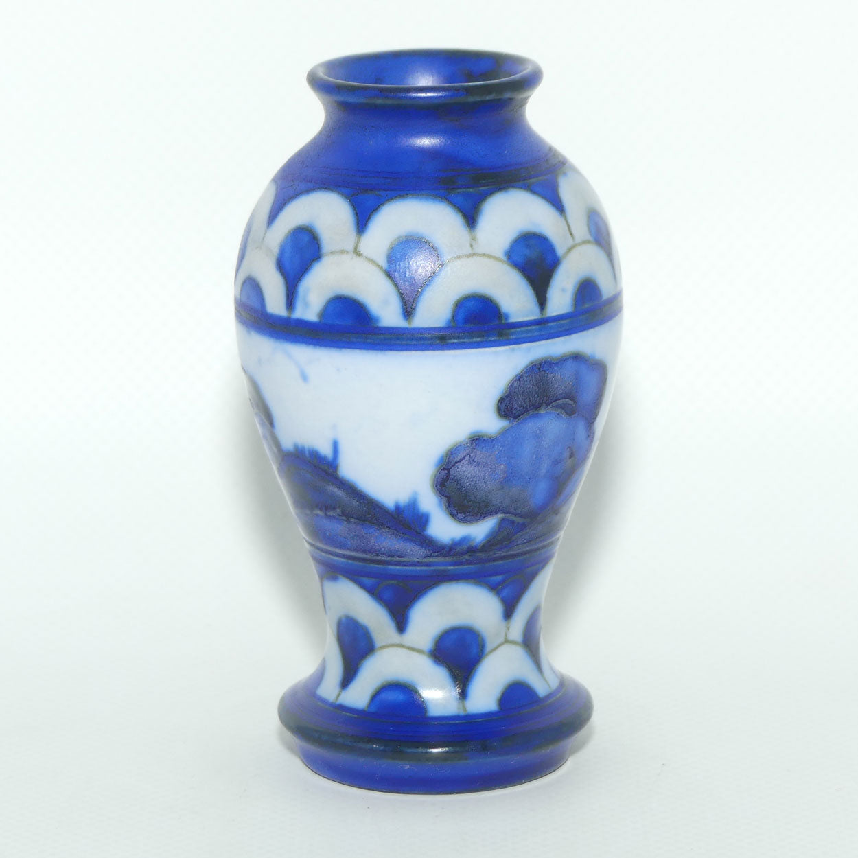 William Moorcroft Dawn miniature vase