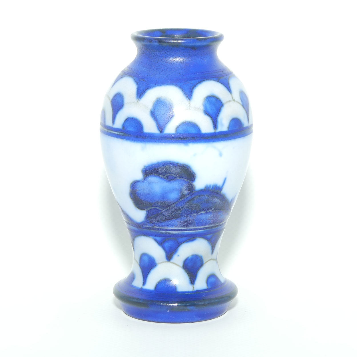 William Moorcroft Dawn miniature vase