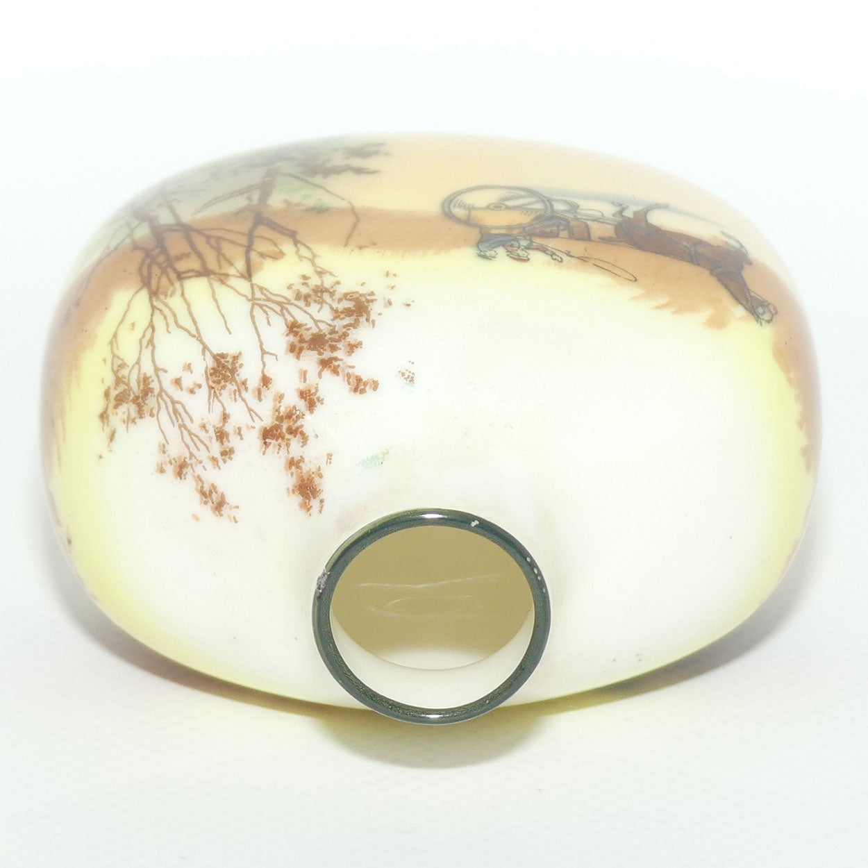 Royal Doulton Coaching Days miniature vase E3804 | Bottle vase