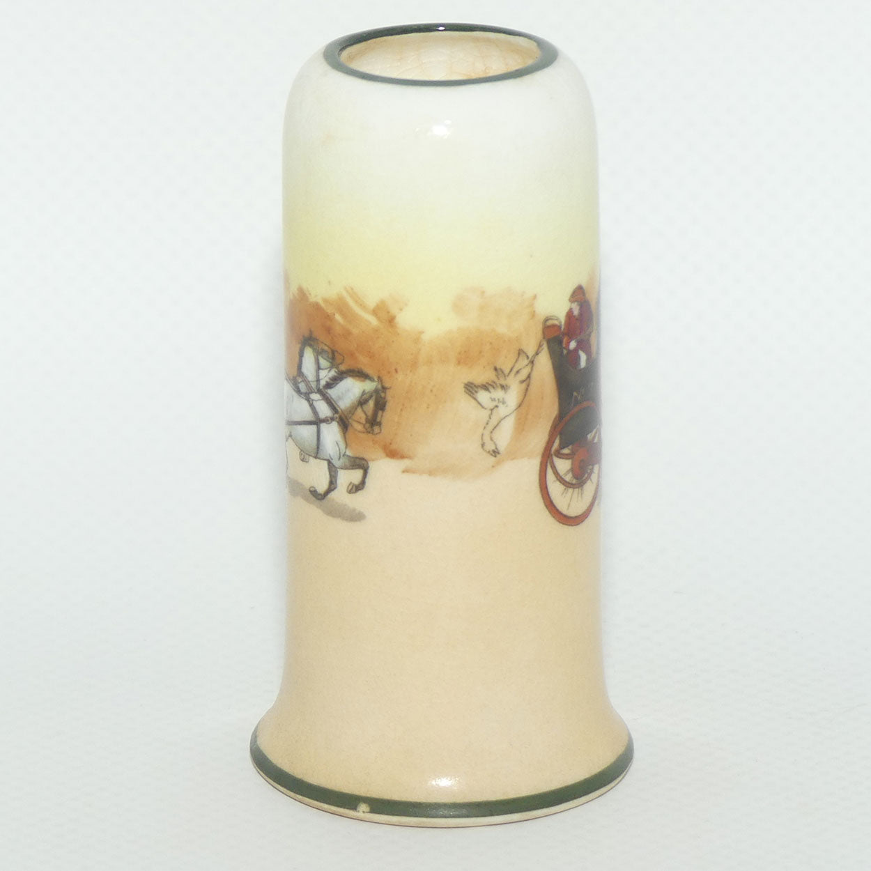 Royal Doulton Coaching Days miniature Cylindrical vase #2