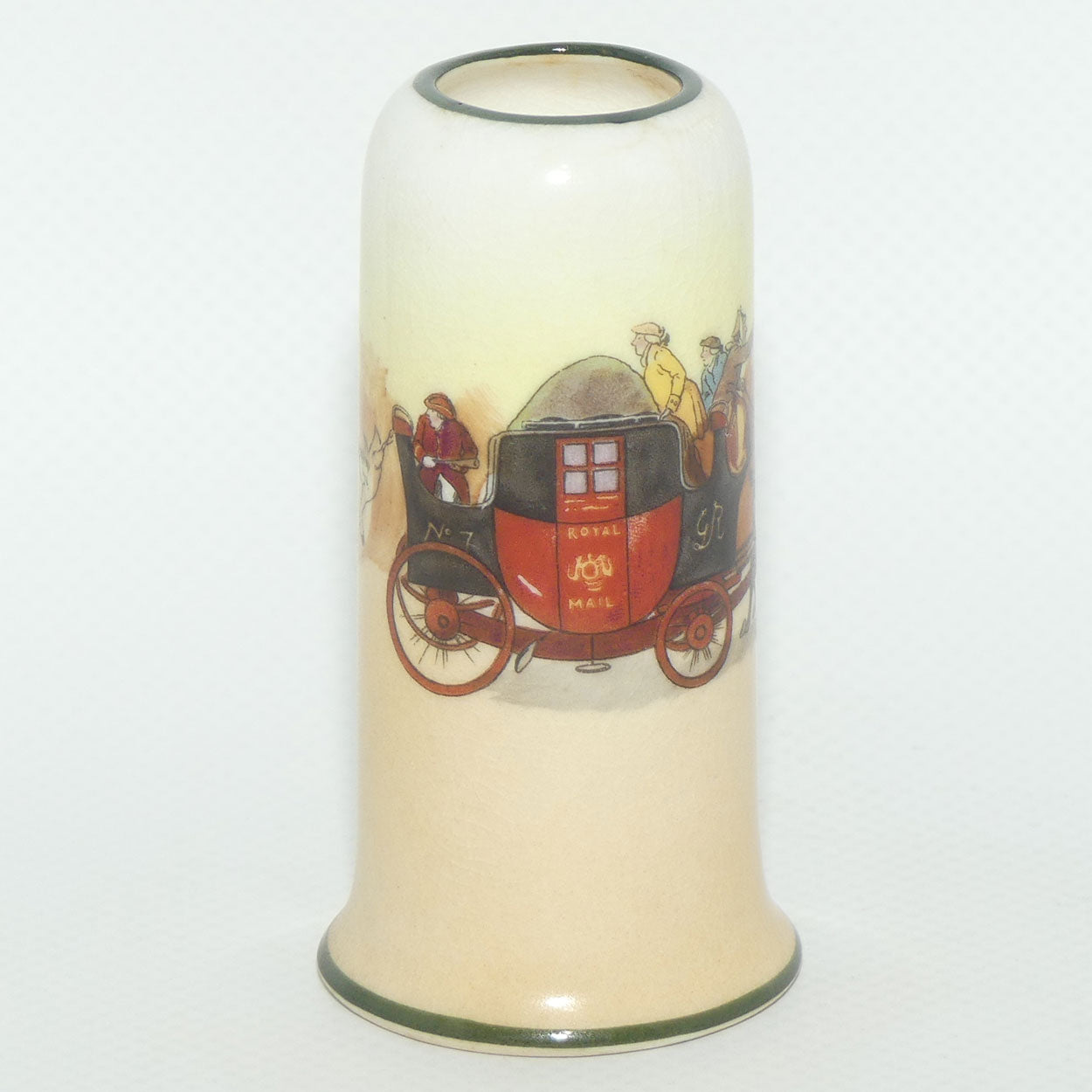 Royal Doulton Coaching Days miniature Cylindrical vase #2