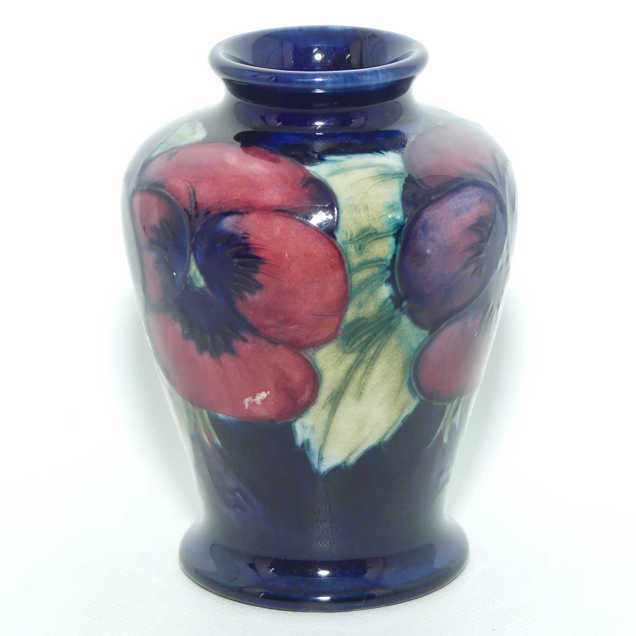 William Moorcroft Pansy miniature vase