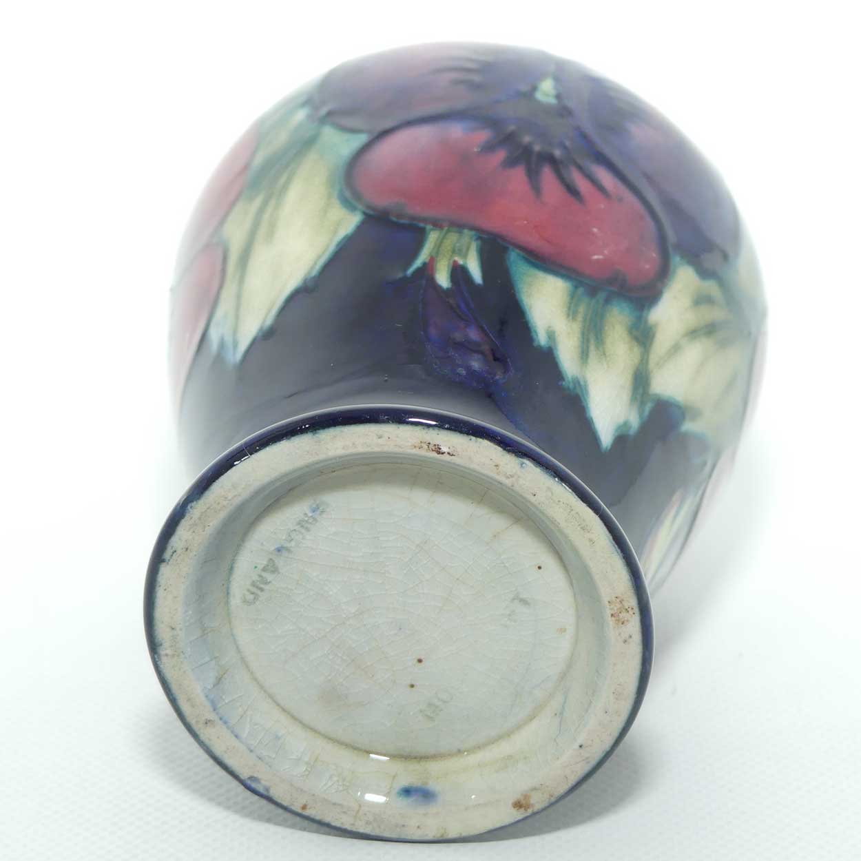 William Moorcroft Pansy miniature vase