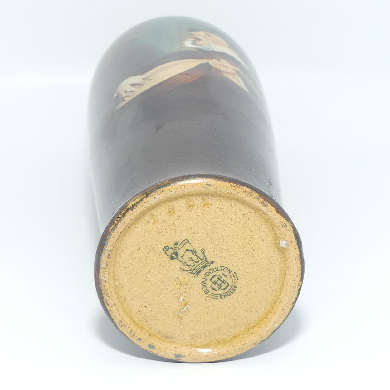 Royal Doulton hand painted Minstrel vase | Rembrandt Ware | by Arthur Eaton