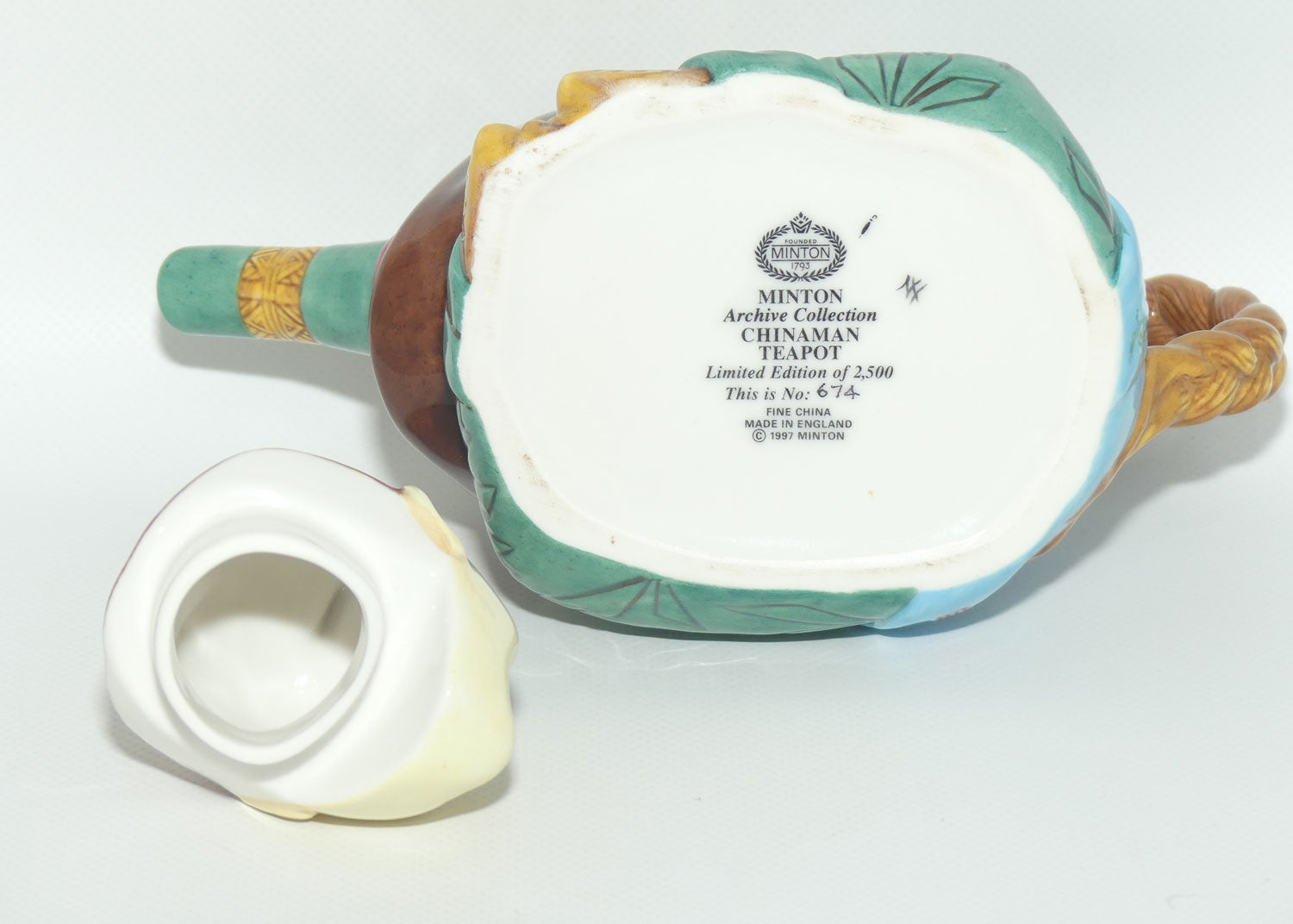 Minton Archive Collection Chinaman Teapot | Ltd Ed | Boxed