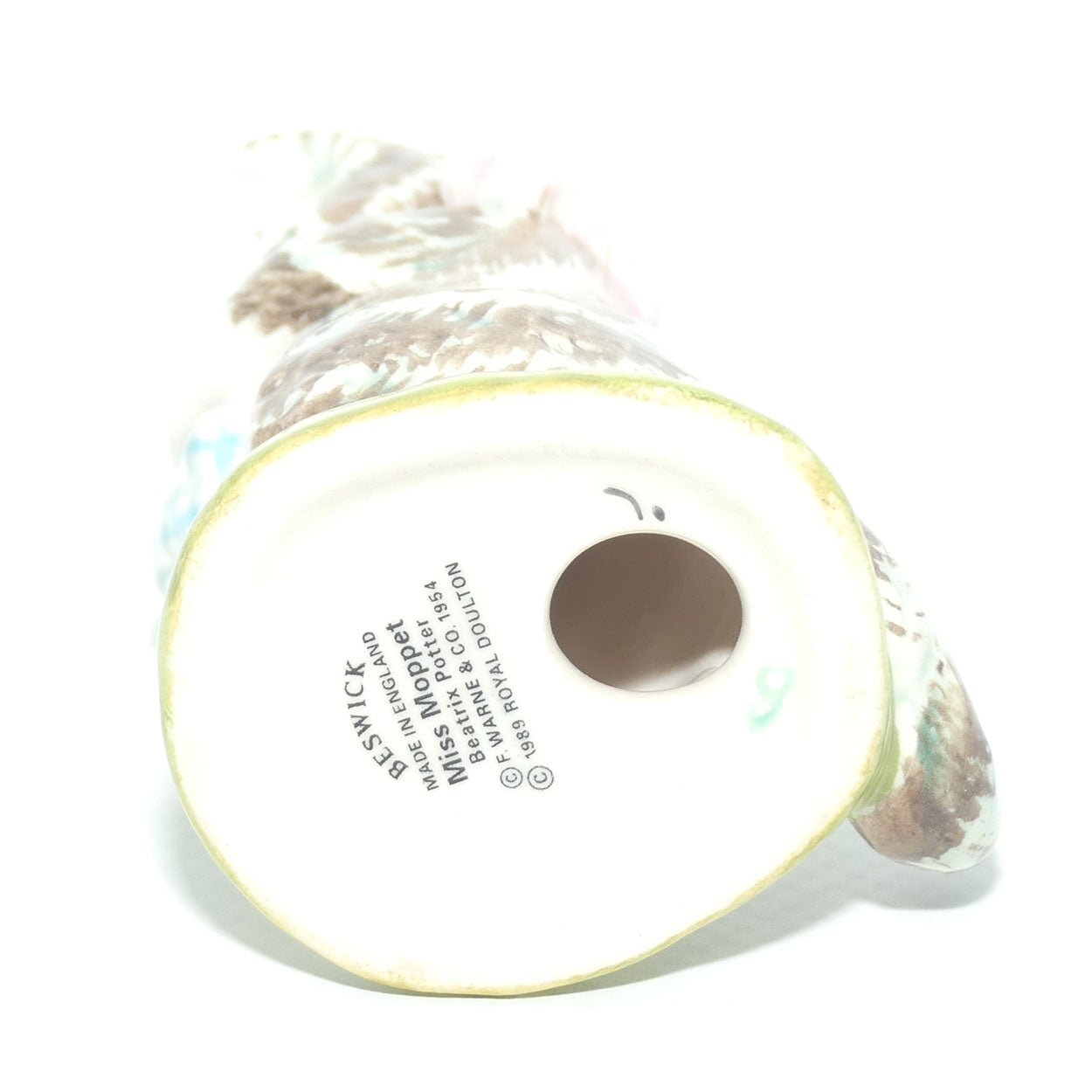 Beswick Beatrix Potter Miss Moppet | Brown Striped Cat | BP10b | boxed