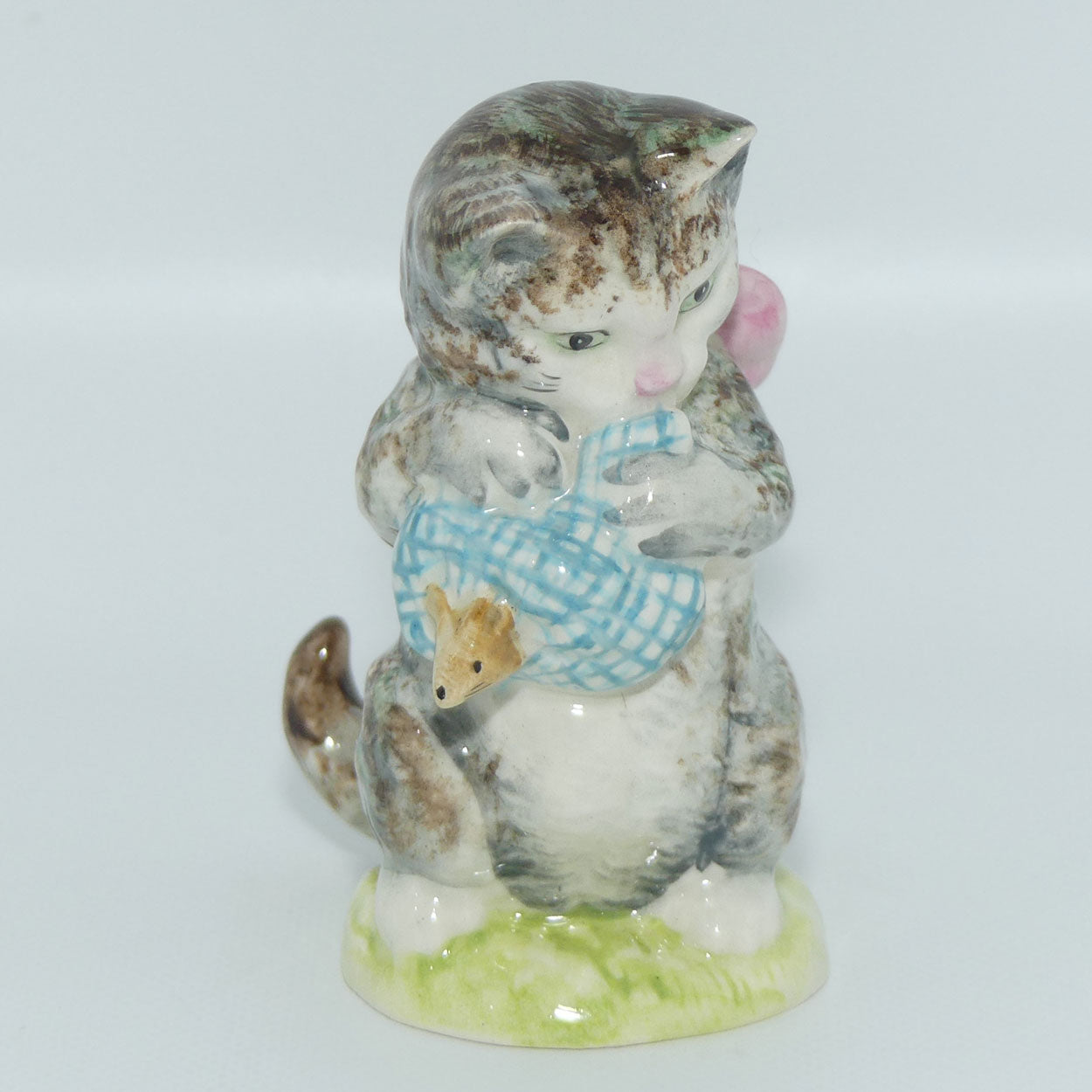 Beswick Beatrix Potter Miss Moppet | BP2a Gold Oval | #1