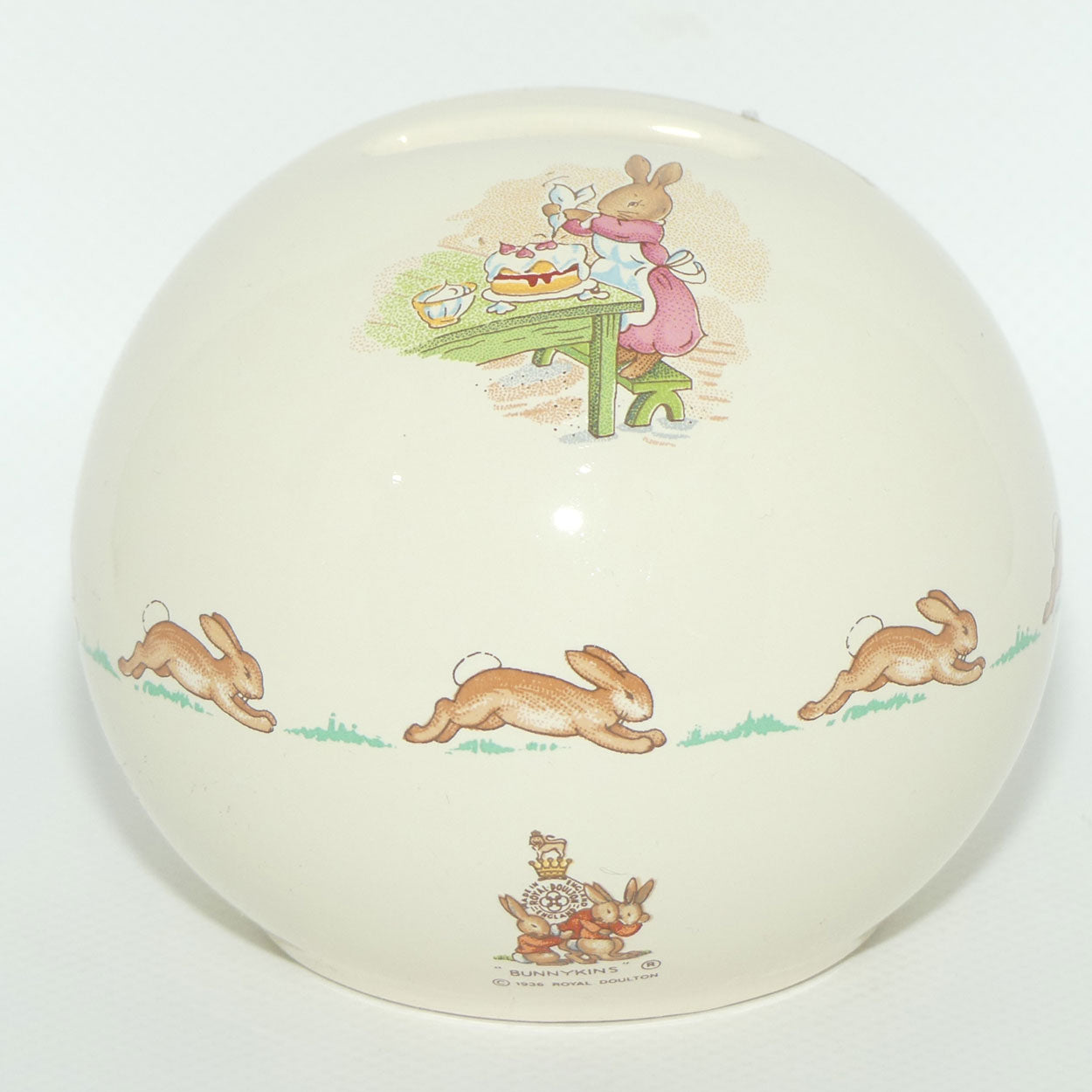 Royal Doulton Bunnykins money ball | Taking Cake from Oven | Cake Decorating | boxed