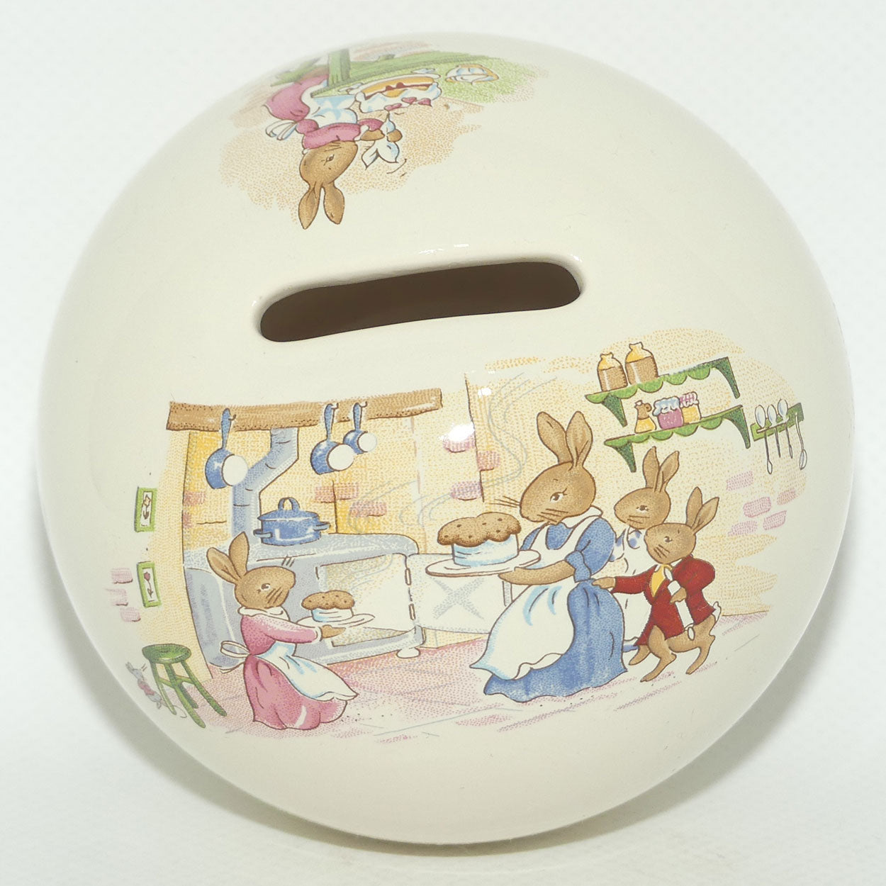 Royal Doulton Bunnykins money ball | Taking Cake from Oven | Cake Decorating | boxed