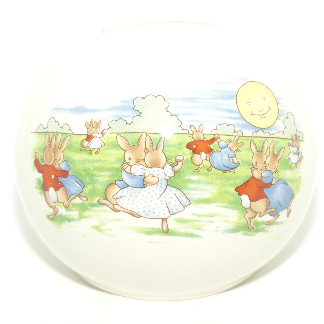 Royal Doulton Bunnykins Money Ball | Dancing in the Moonlight | 60th Anniv