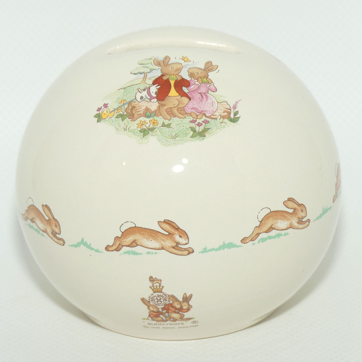 Royal Doulton Bunnykins Money Ball | Vege Stall | Eating Apples