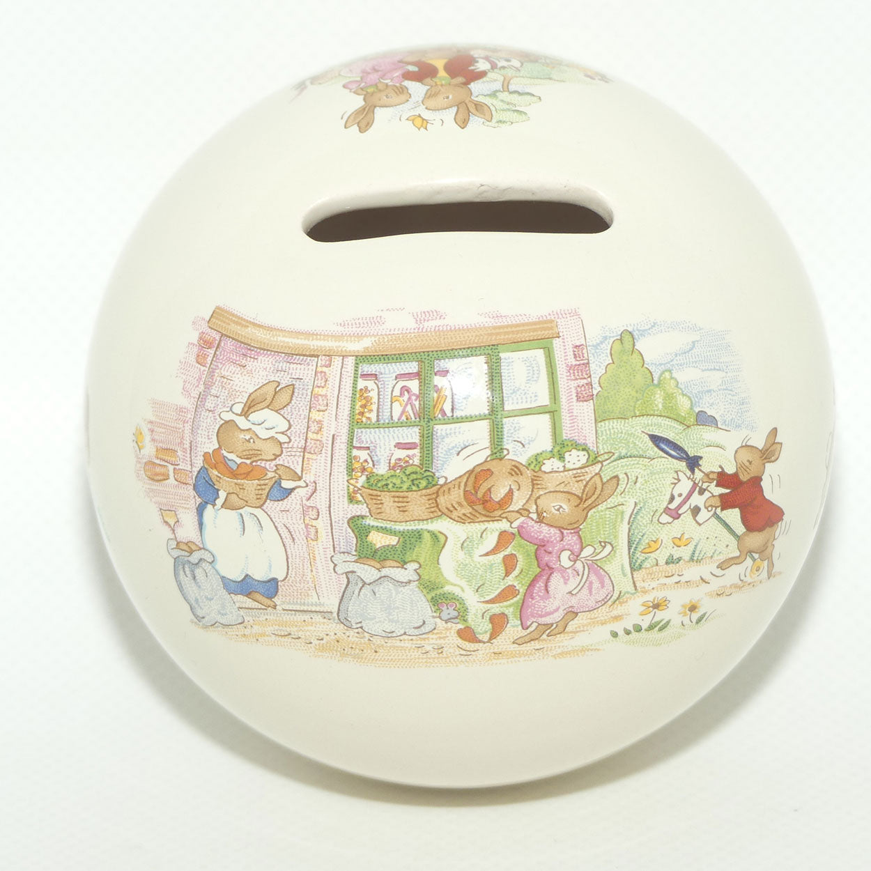 Royal Doulton Bunnykins Money Ball | Vege Stall | Eating Apples