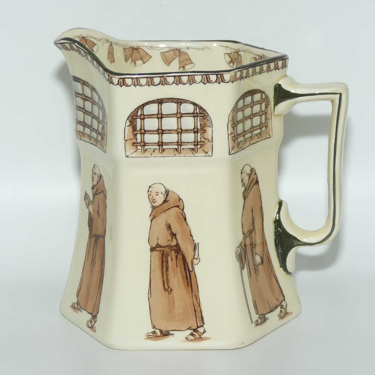 Royal Doulton Monks C pattern Hecla shape jug D2385
