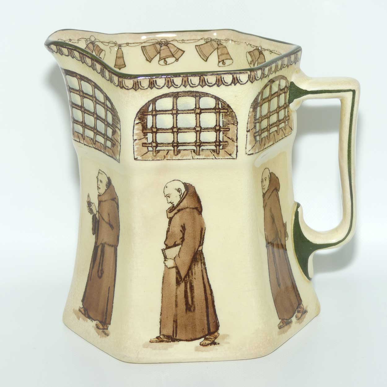 Royal Doulton Monks C pattern Hecla shape jug D2385 | Medium