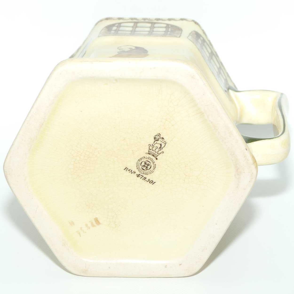 Royal Doulton Monks C pattern Hecla shape jug D2385 | Medium