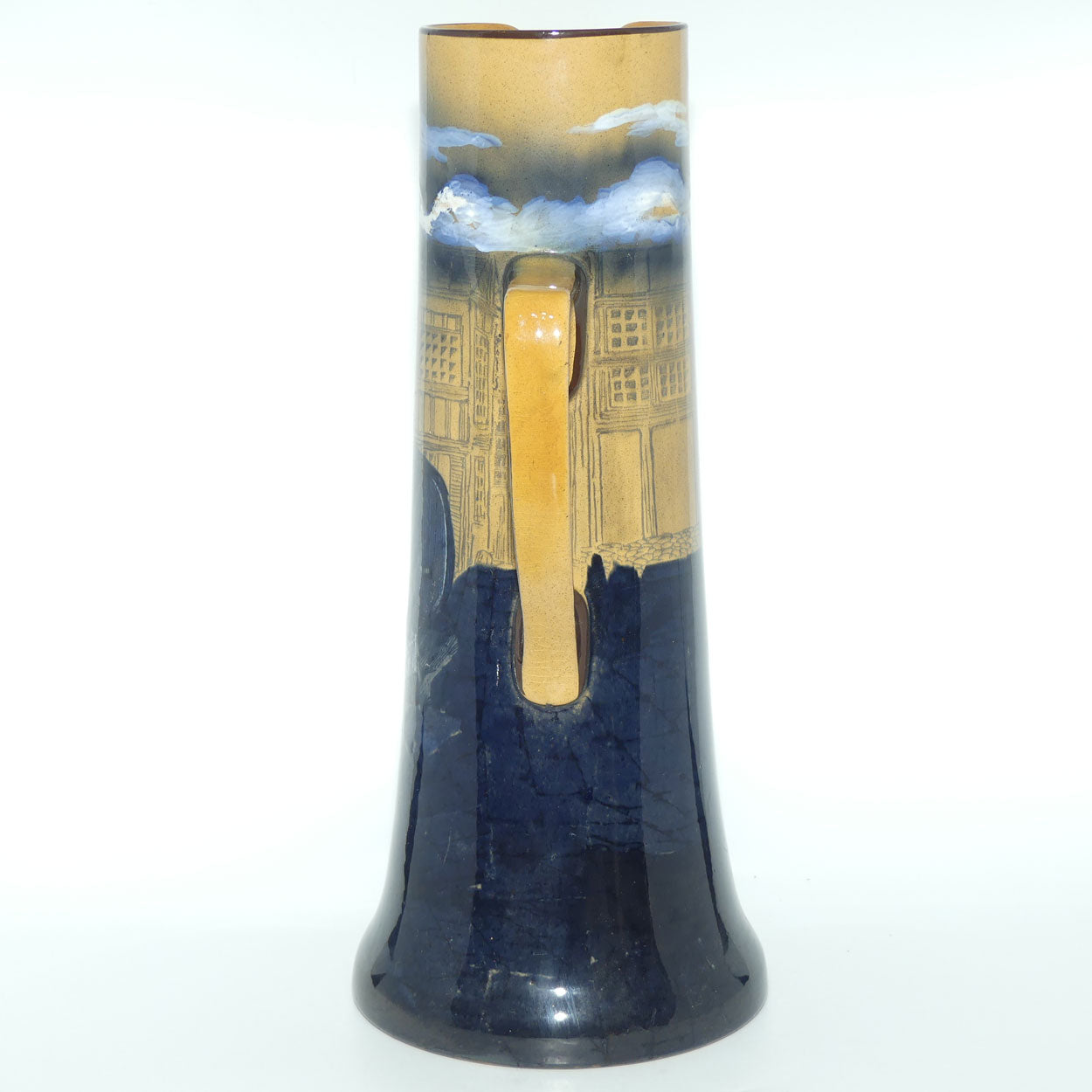 Royal Doulton Monks in the Cellar Large Whieldon jug