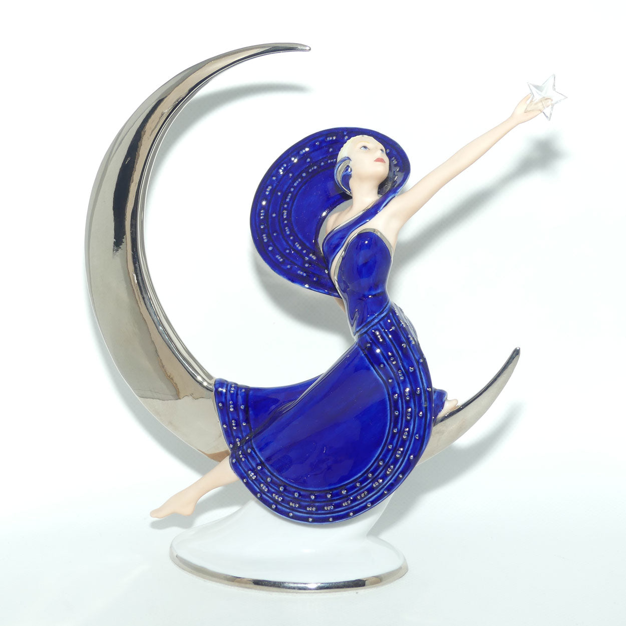 Franklin Mint figurine | Moonlight in Platinum by Victoria Oldham