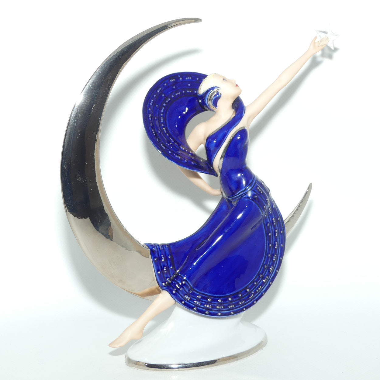 Franklin Mint figurine | Moonlight in Platinum by Victoria Oldham