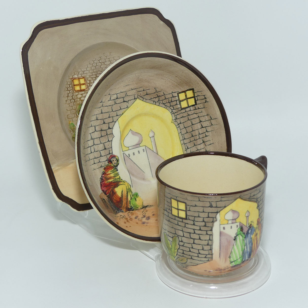 Royal Doulton Moorish Gateway | Tunis trio D4745