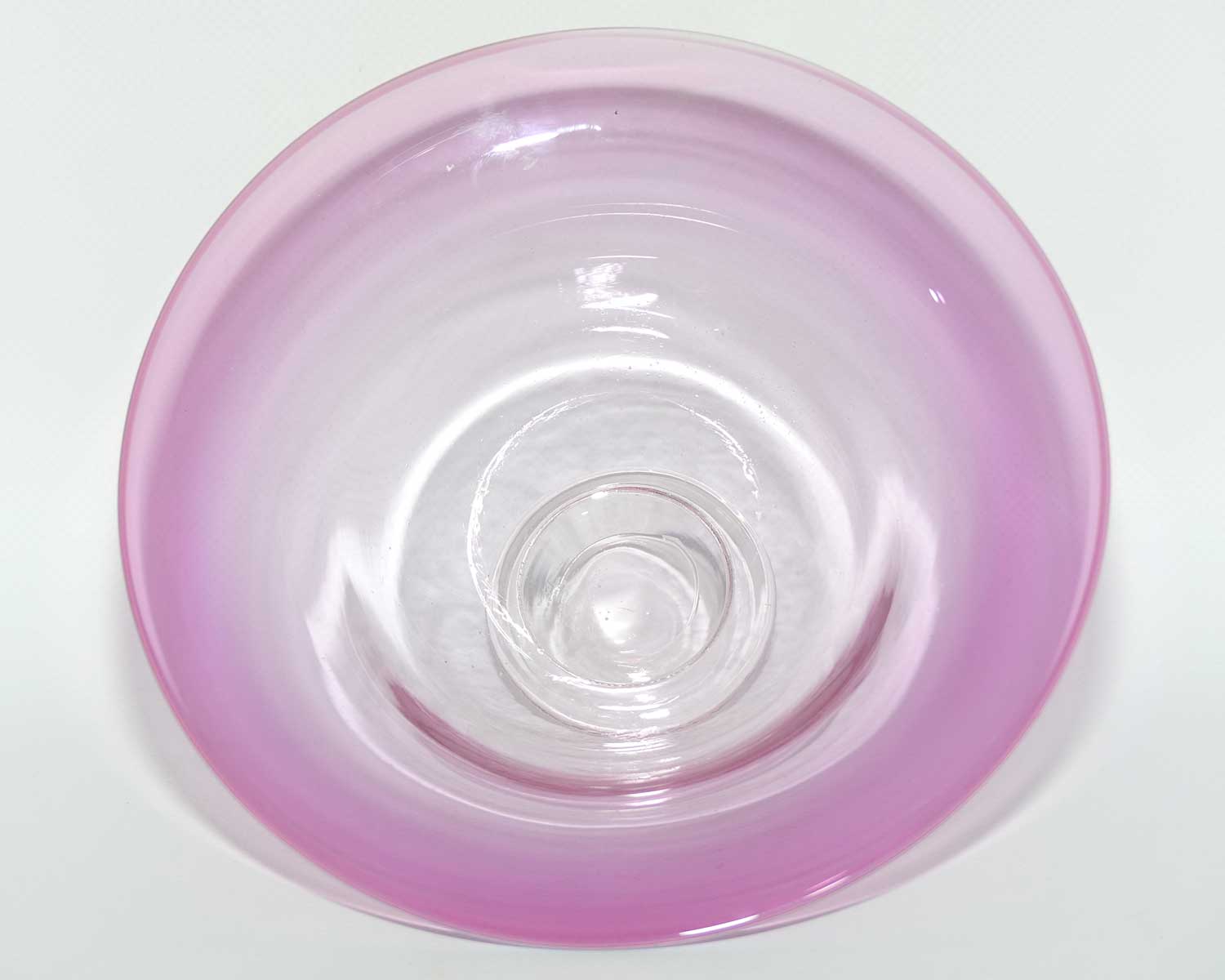 Morrell Glass Studio Art Glass Bowl | Cranberry
